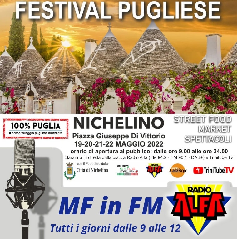 Radio Alfa LIVE – Festa della Puglia a Nichelino post thumbnail image